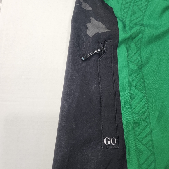 Quiksilver Eddie Aikau Green and Black Board Shorts Size 38 - Picture 5 of 8